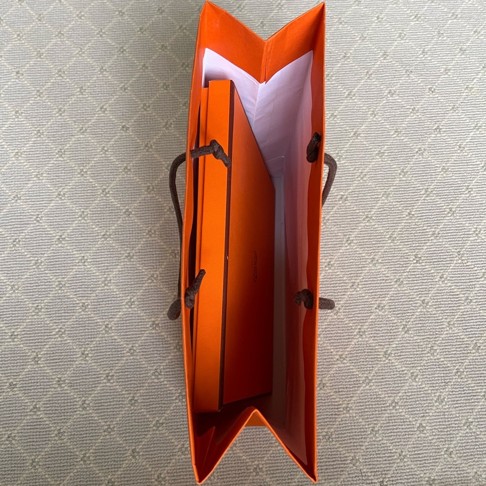 Authentic HERMES Box, Shopping Bag, Ribbon - Picture 10 of 11
